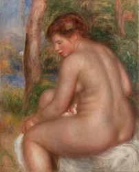 Bather Seen from Three-Quarters